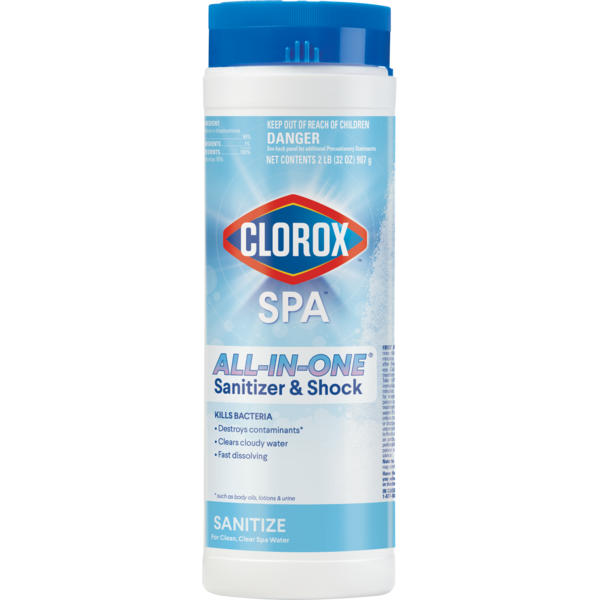 Clorox Pool&Spa 2 Pound(s) All-In-One Sanitizer and Shock Spa Chlorine