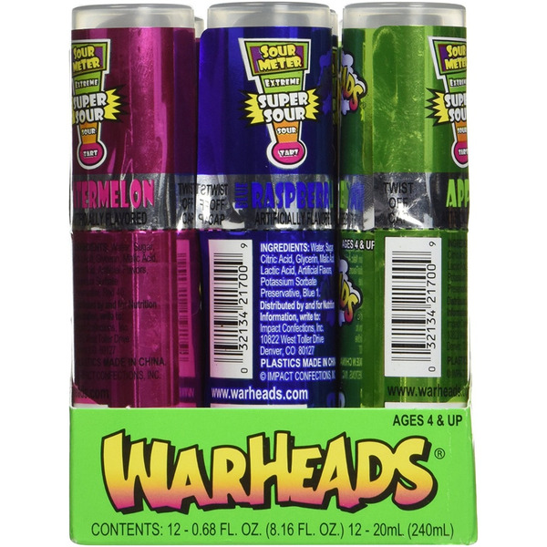 WarHeads - Sour Spray - 12/.68 oz
