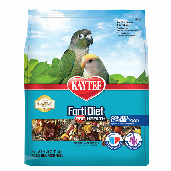 Kaytee Healthy Support Diet With Dha Omega-3 Probiotics & Fortified Pieces For Skin & Feather Health