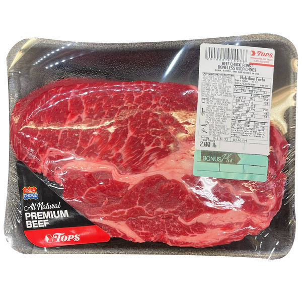 Choice Boneless Chuck Roast Same-Day Delivery or Pickup | Tops Markets