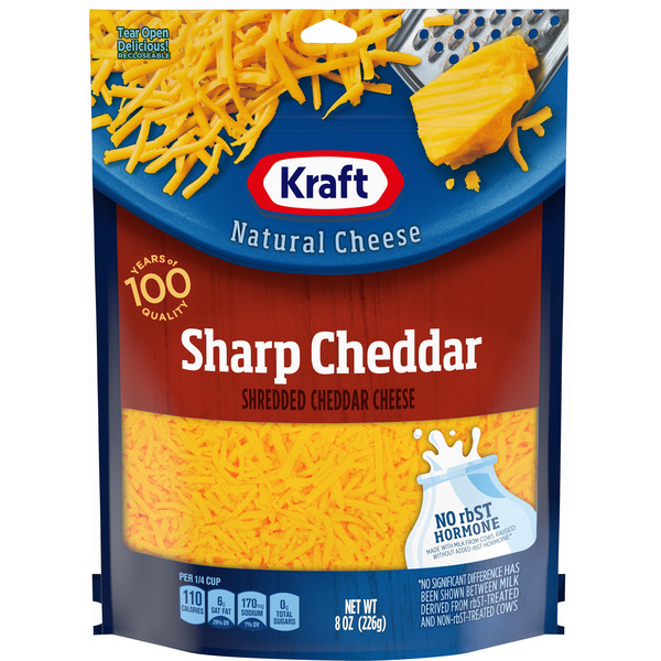 Kraft Sharp Cheddar Shredded Cheese