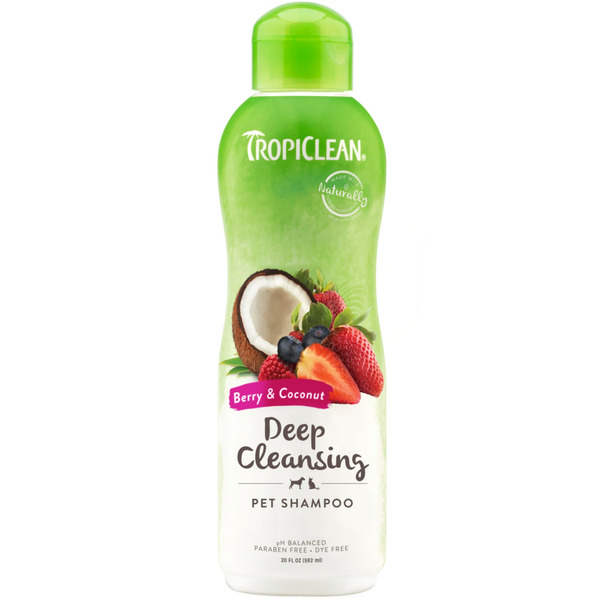 Tropi Clean Berry & Coconut Deep Cleansing Shampoo for Pets