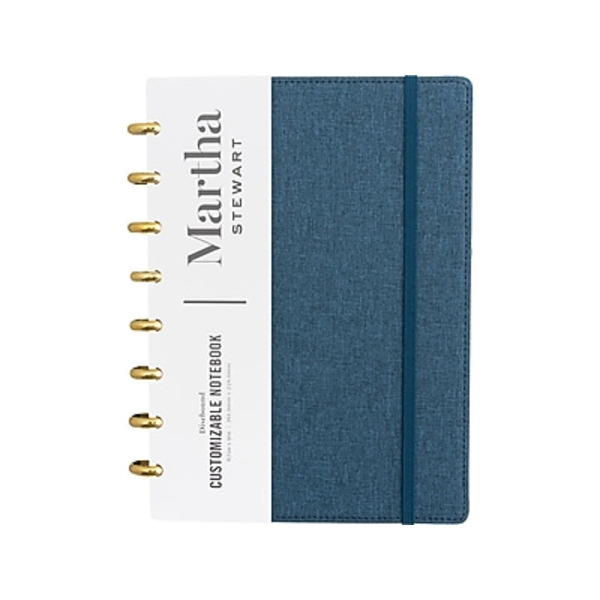 Martha Stewart Discbound 60 Sheets Customizable Notebook