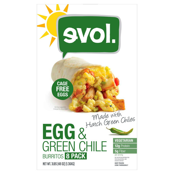 Egg & Green Chile Burritos, 3 lbs