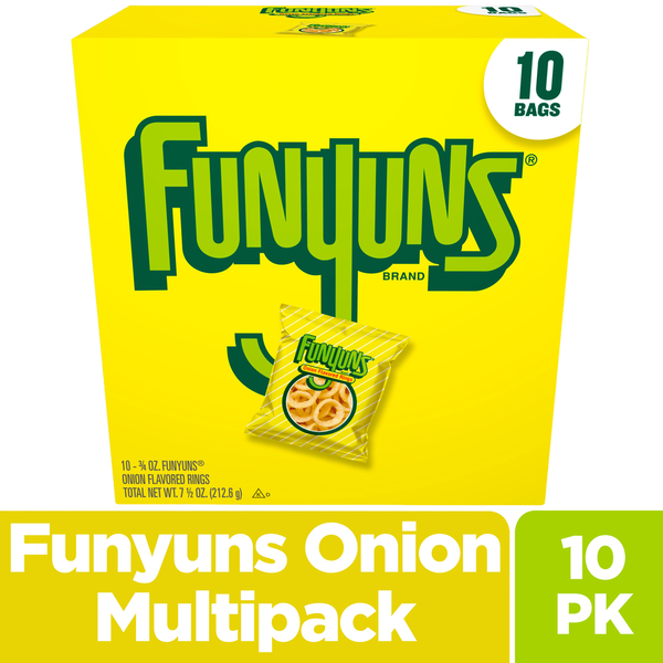 Funyuns Onion Flavored Rings 3/4 Oz 10 Count