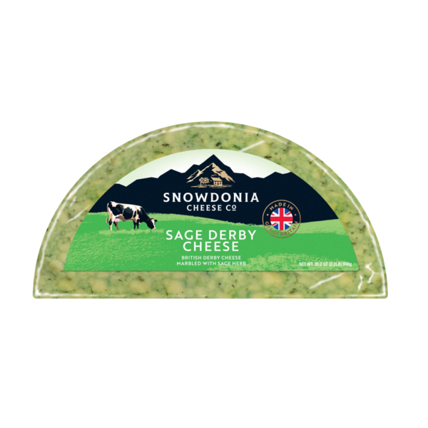 Snowdonia Sage Derby Cheese 2-2.2lb