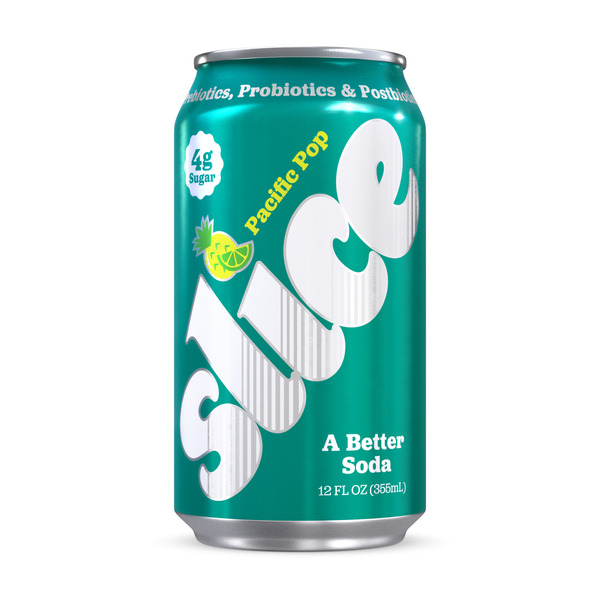Slice Pacific Pop Soda, 12 fl oz Can