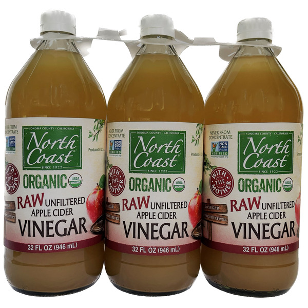 Costco North Coast Organic Apple Cider Vinegar, RAW SameDay Delivery