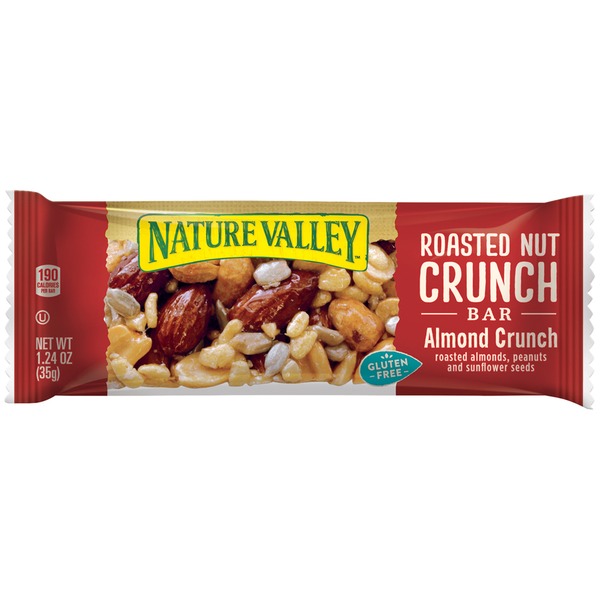 Nature Valley Roasted Nut Almond Crunch Crunch Bar (1.24 oz) Instacart