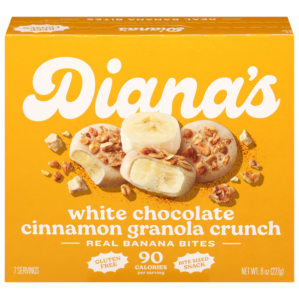 Diana's Bananas Dianas Bananas White Chocolate Cinnamon Indulgent