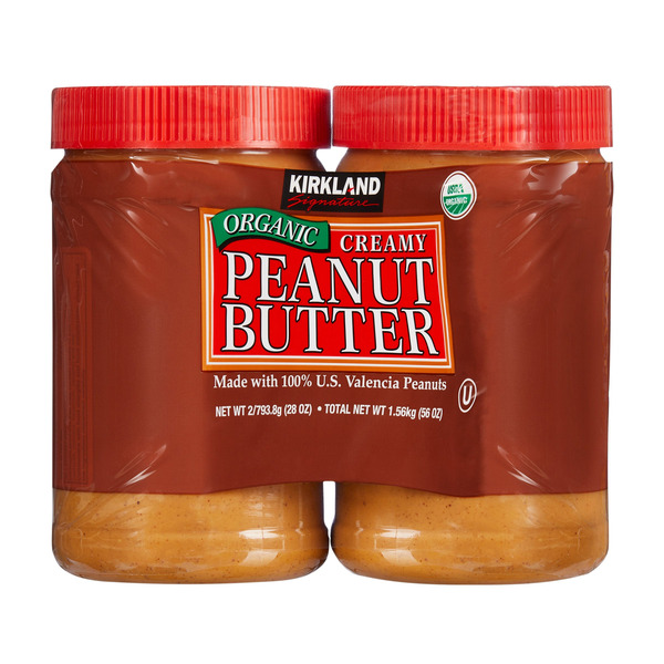 Organic Peanut Butter, 2 x 28 oz
