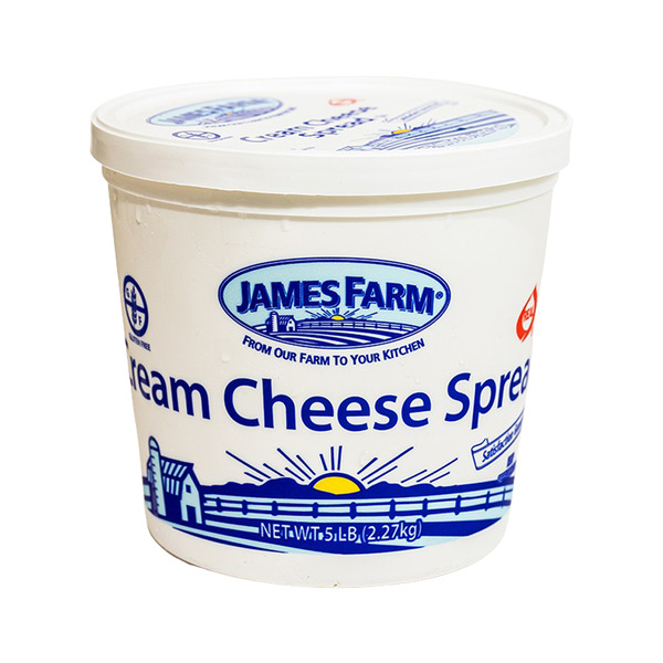 James Farm - Soft Cream Cheese - 5 lb Tub