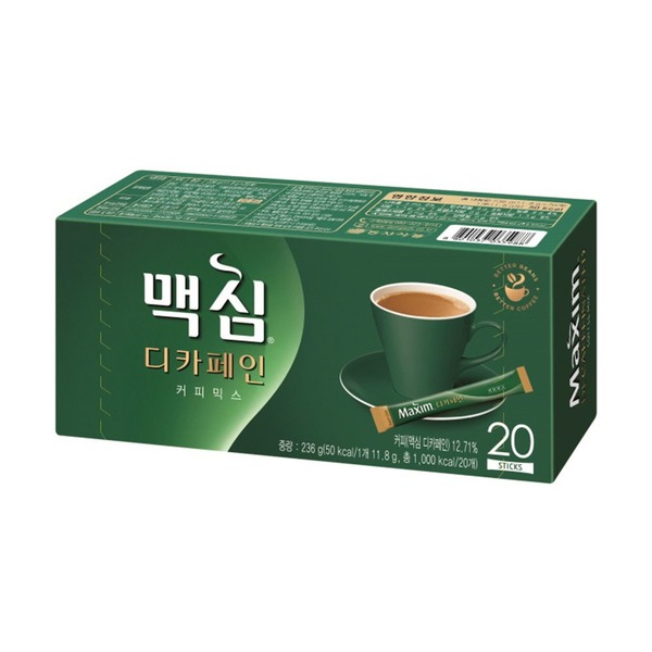 Maxim Korean Instant Decaffeinated Coffee Mix Same-Day Delivery
