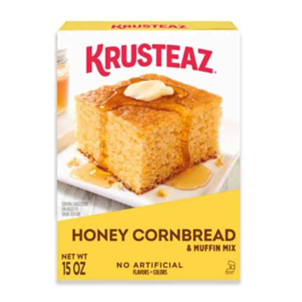 Krusteaz Honey Cornbread and Muffin Mix, Honey Cornbread Mix, Honey Corn Muffin Side Dish