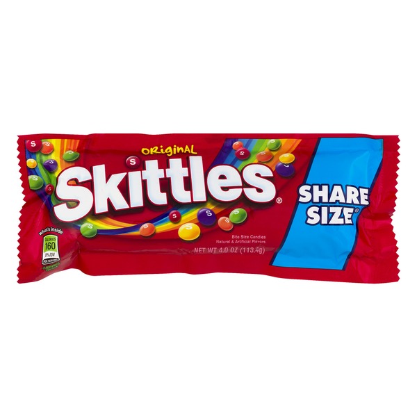 skittles bite size candies share size from giant food instacart