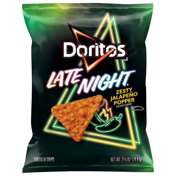 Doritos Late Night Zesty Jalapeno Popper Tortilla Chips Same-Day