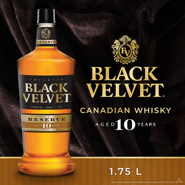 ウィスキー Black Velvet Reserve Canadian Whisky Same-Day Delivery or Pickup