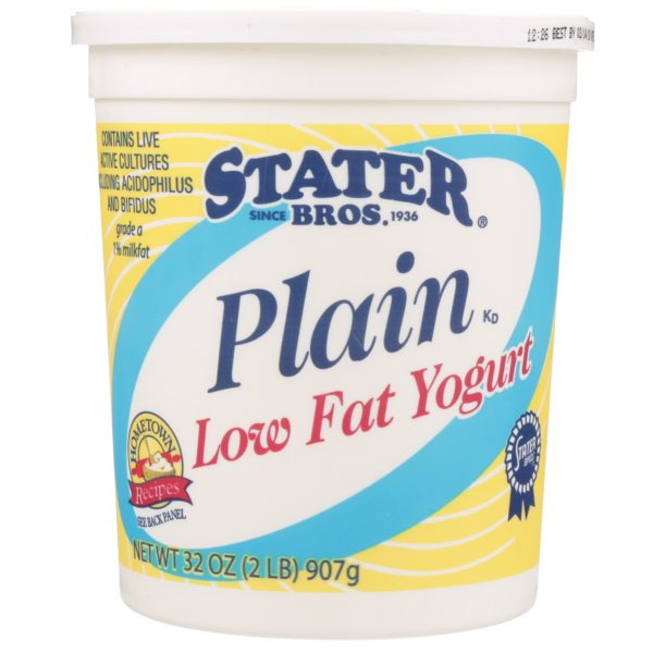 Stater Bros Plain Low Fat Yogurt (32 oz) Instacart