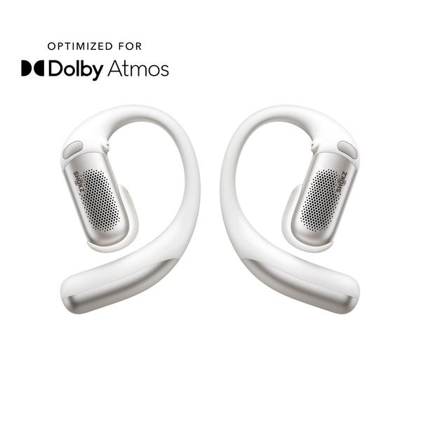 Shokz OpenFit Pro Open-Ear True Wireless Active Noise Reduction Earbuds - White