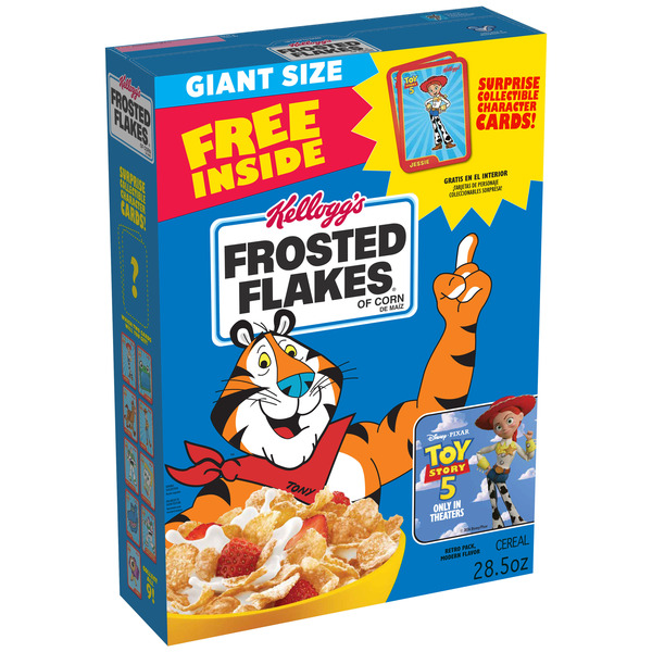 Kellogg's Frosted Flakes Breakfast Cereal, Original, Giant Size