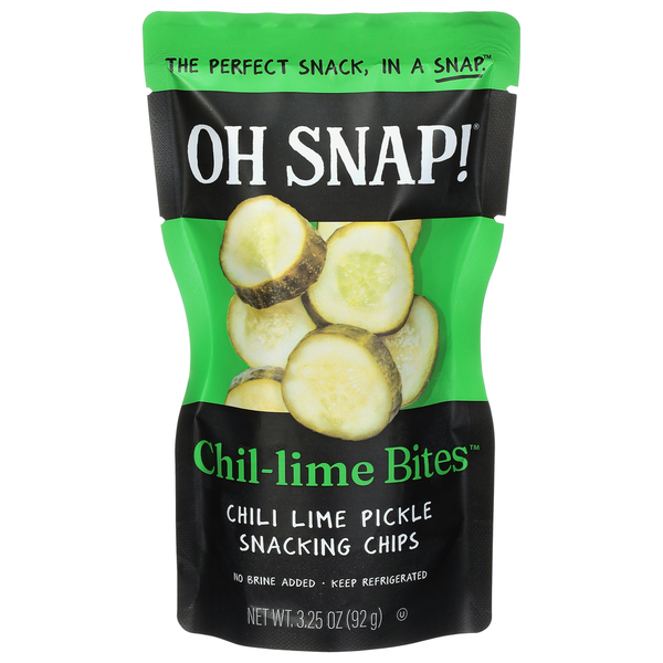 OH SNAP! Chil-Lime Bites Pickle Snacking Chips Same-Day Delivery