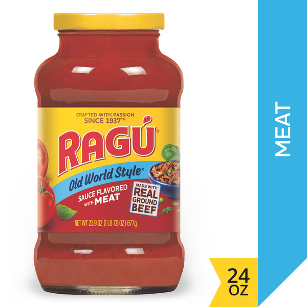 Ragu Old World Style Sauce Flavored with Meat, 24 oz Same-Day