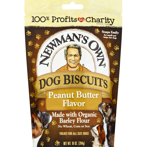 Newman's Own Dog Biscuits, Peanut Butter Flavor (10 oz) Instacart