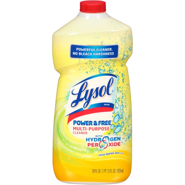 Lysol Citrus Sparkle Zest Power & Free MultiPurpose Cleaner (28 fl oz