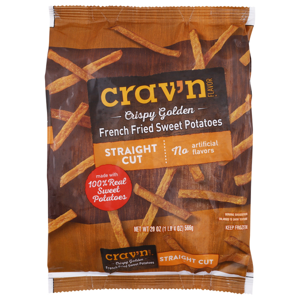 Crav'n Flavor Straight Cut French Fried Sweet Potatoes Same-Day