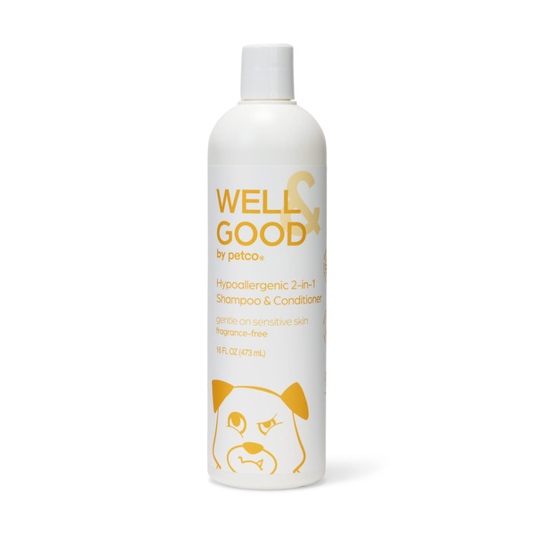 Well & Good Hypoallergenic 2-in-1 Shampoo & Conditioner for Dogs