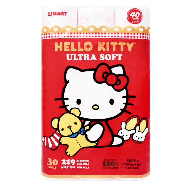 Hello Tissue Hello Kitty Soft Toilet Tissue Roll Same-Day Delivery | HMart