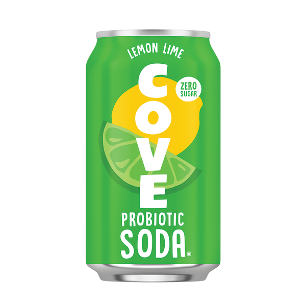 Lemon　0724 Cove Zero Sugar Probiotic Soda, Lemon Lime Same-Day Delivery