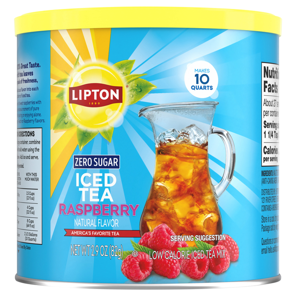 Lipton Zero Sugar Raspberry Iced Tea Same-Day Delivery or Pickup