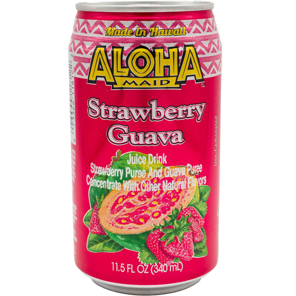Aloha Maid Strawberry Guava Drink