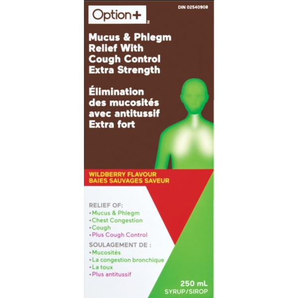 OPTION+ Mucus & Phlegm Relief Cough Syrup Same-Day Delivery | Rexall
