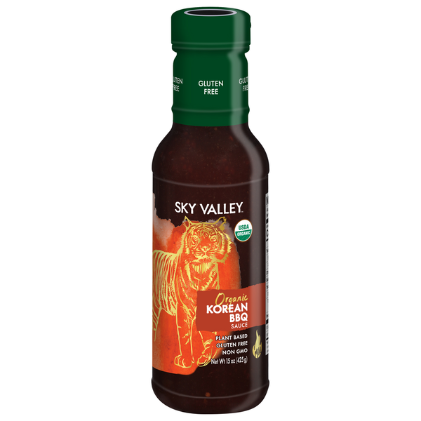 Sky Valley Sauce, Organic, Korean BBQ, Medium
