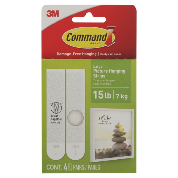 Strisce Appendiquadri 3M Command - Pack 18 Pezzi (8 Large, 6 Medium, 4 Small) - Foto 4