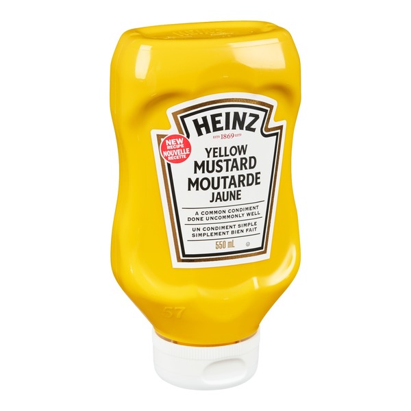 Heinz Yellow Mustard (550 ml) Instacart