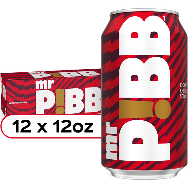 PIBB XTRA Cherry Soda Cans