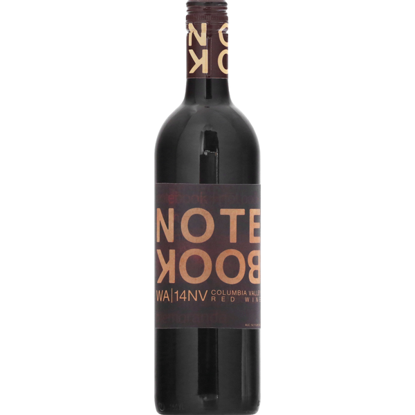 Notebook Red Wine, WA-14 NV, Columbia Valley Same-Day Delivery or