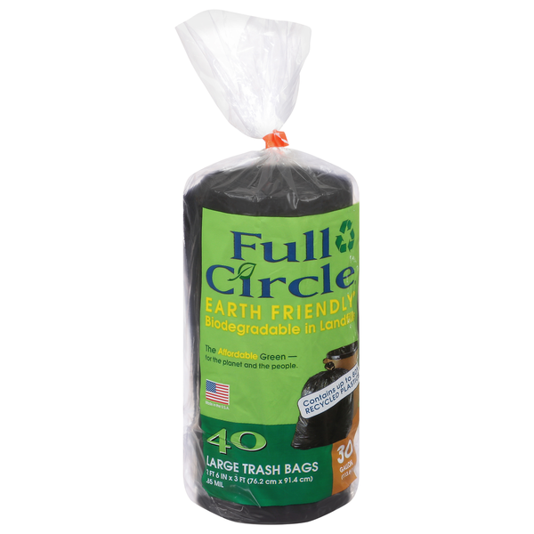 Full Circle Trash Bags, Large Same-Day Delivery | Lowe's Market