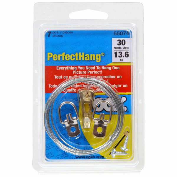 National Brand 7-Piece Perfect Hanging Set, 30lb
