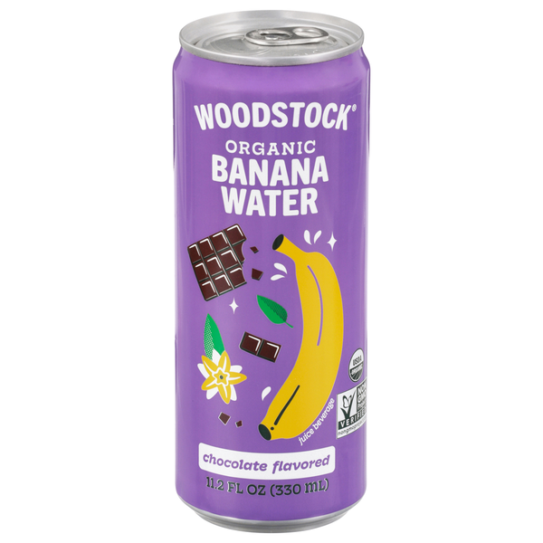 WOODSTOCK Organic Chocolate Flavored Banana Water Same-Day