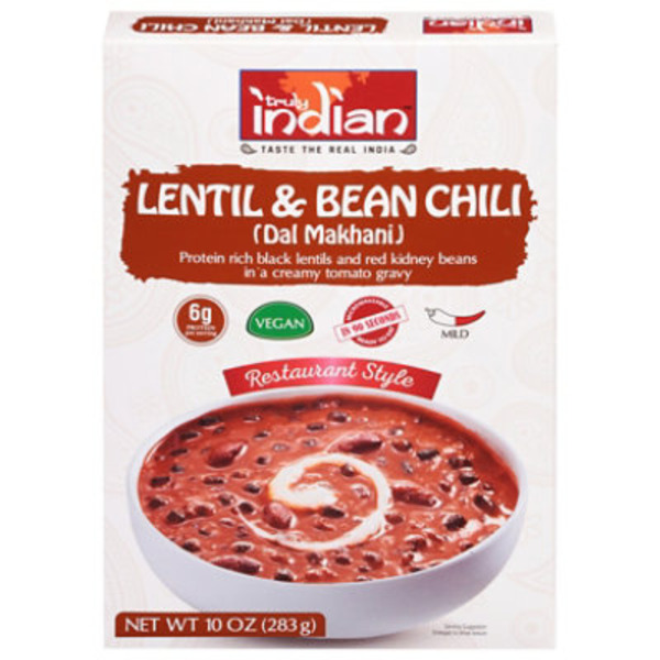 Truly Indian Entree Spiced Lentil Bean Chili - 10 OZ