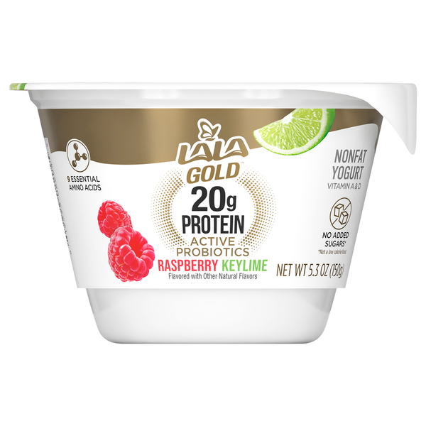 LALA Nonfat Raspberry Keylime Yogurt