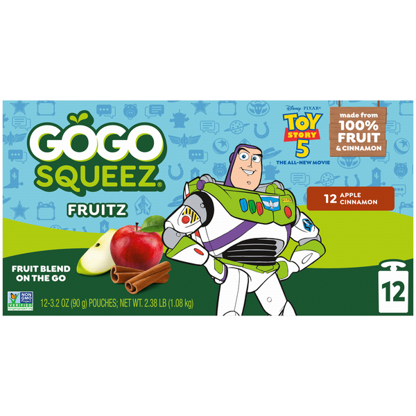 GoGo Squeez Apple Cinnamon Fruitz
