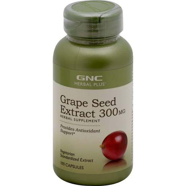 GNC Grape Seed Extract, 300 mg, Capsules (100 each) Instacart