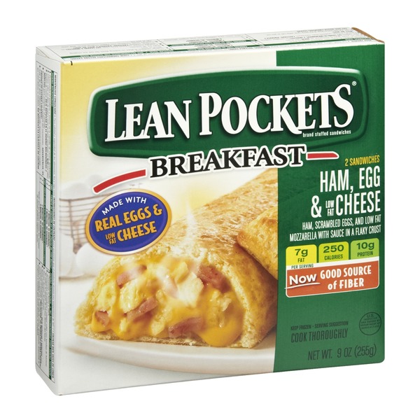 Lean Pockets Ham Egg Cheese Frozen Sandwiches 4 5 Oz Instacart