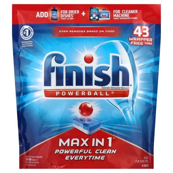 Finish Automatic Dishwasher Detergent, Tablets (43 each) Instacart