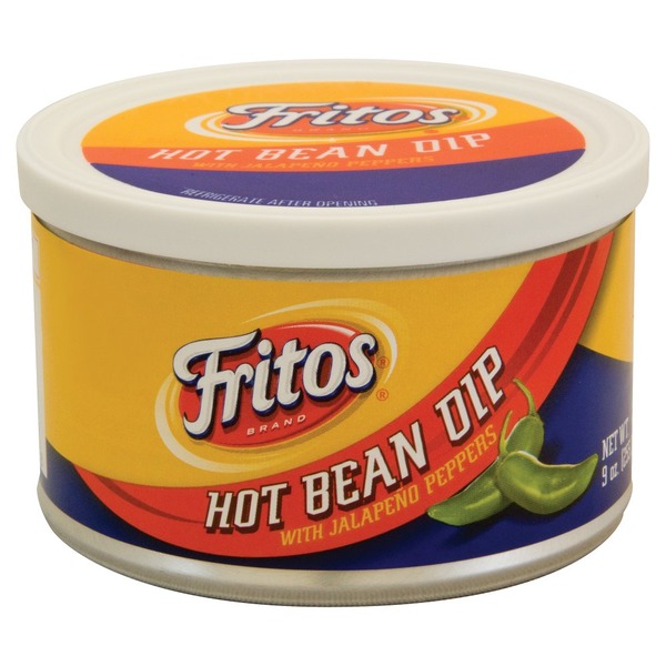 Fritos Brand Hot Bean Dip with Jalapeno Peppers (9 oz) Instacart